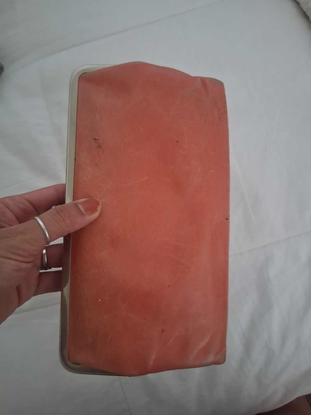 HOBO Coral Leather Frame Clutch - Picture 7 of 7